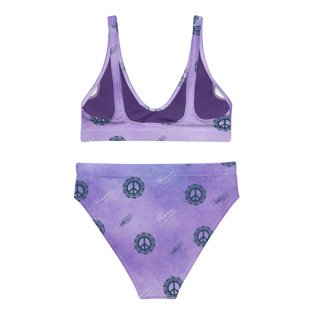 Luna Peace + Purpose Recycled high-waisted bikini