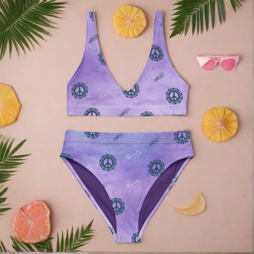 Luna Peace + Purpose Recycled high-waisted bikini