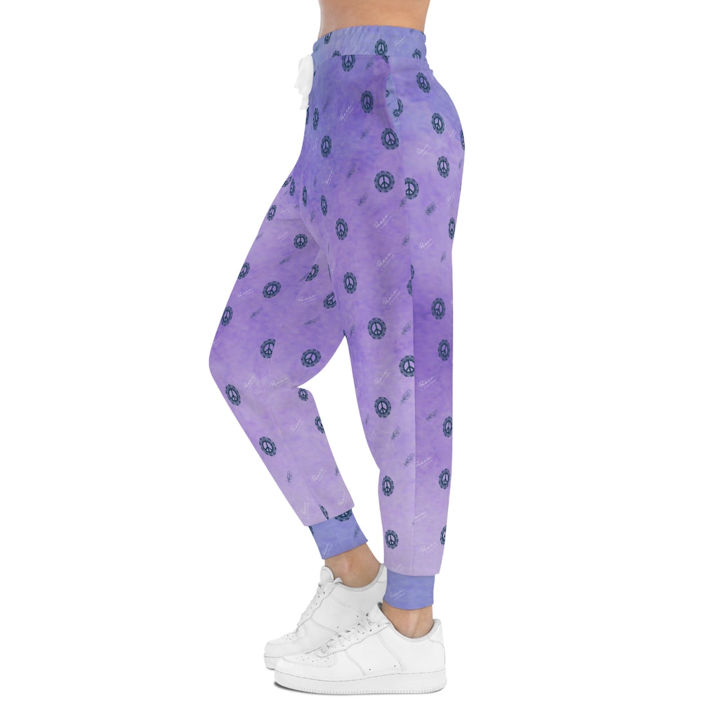 Peace + Purpose print joggers